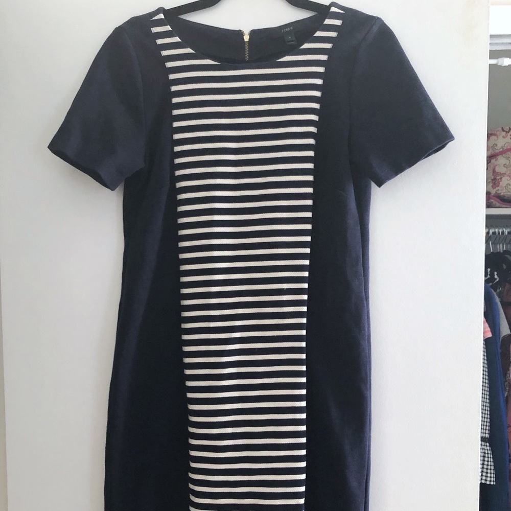 J. Crew Navy Shift Dress Size 4